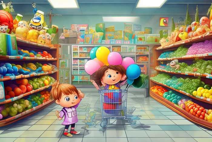 儿童故事逛超市、逛超市故事绘本