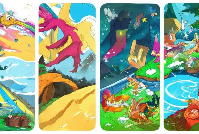 儿童手绘故事画 幼儿手绘画故事4图