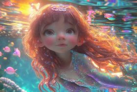 儿童动画美人鱼故事 - 动画片美人鱼的故事