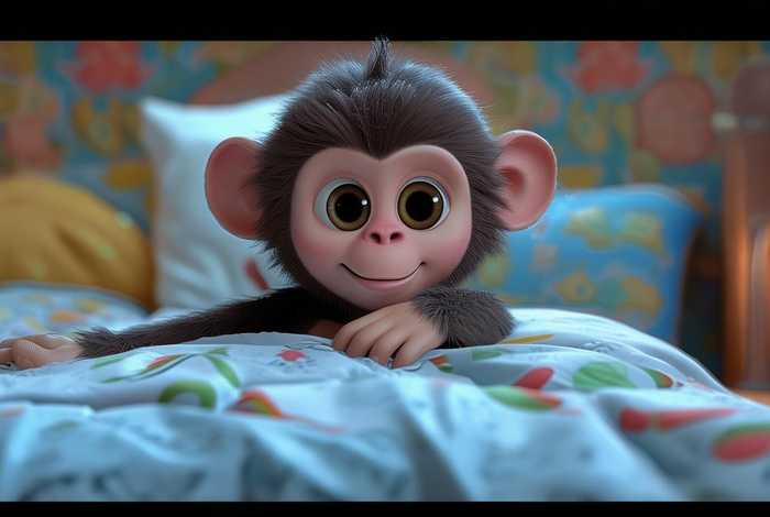 儿童睡前故事 小猴尿床 - 睡前故事小猴子尿床
