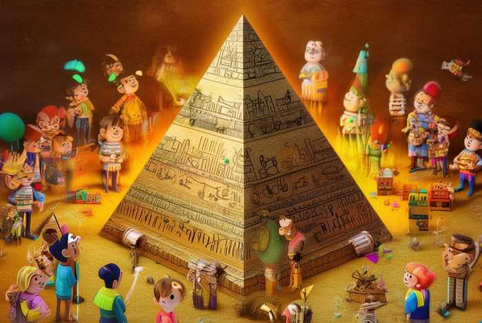 儿童故事金字塔，金字塔幼儿故事