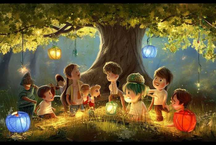 儿童故事串联词 - 故事的串联词