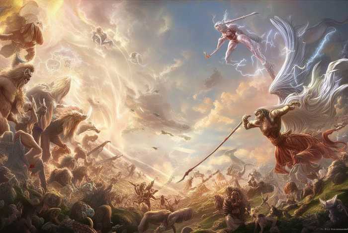 儿童故事世界诸神之战，诸神之战的故事