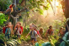 儿童丛林探险之旅小故事、丛林探险幼儿故事