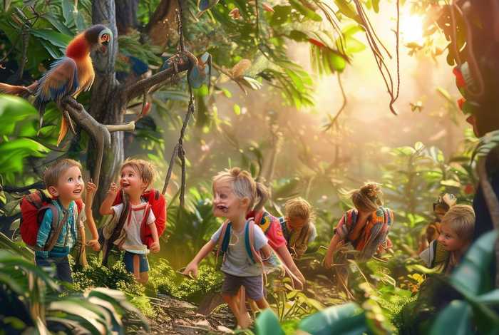 儿童丛林探险之旅小故事、丛林探险幼儿故事