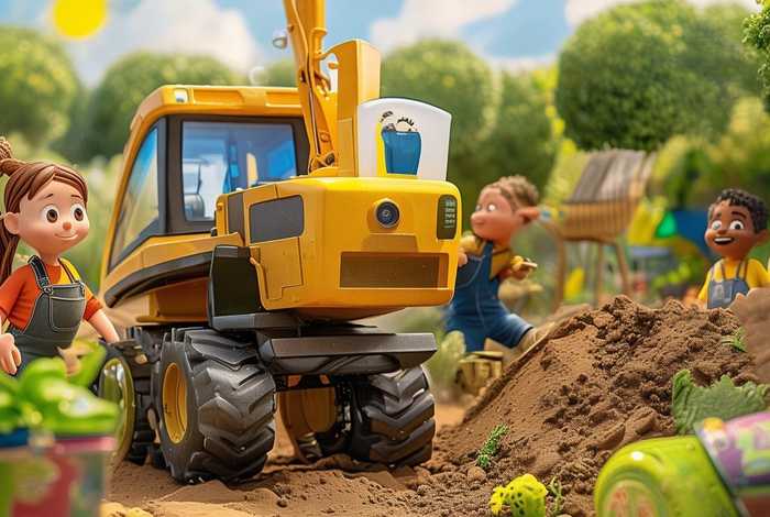 儿童挖土机故事绘本,挖土机的绘本故事 儿童挖土机故事绘本,挖土机的绘本故事