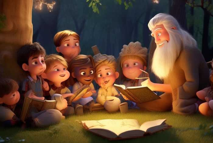 儿童故事台词；小故事台词