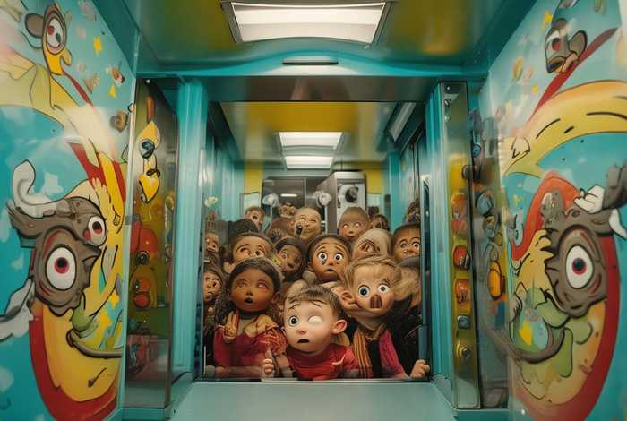 儿童故事电梯（电梯惊魂幼儿故事）