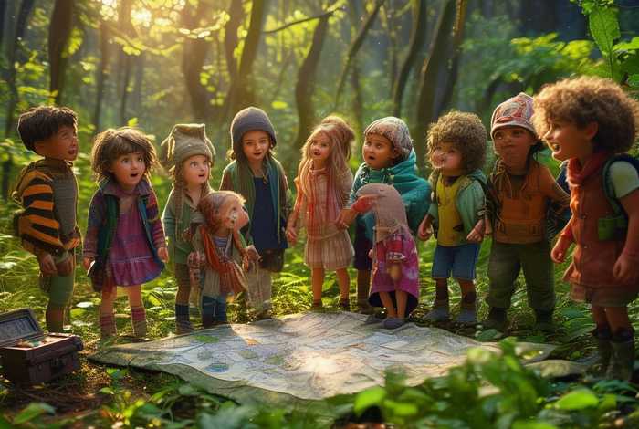 儿童故事户外寻宝 - 儿童户外寻宝游戏 儿童故事户外寻宝 - 儿童户外寻宝游戏