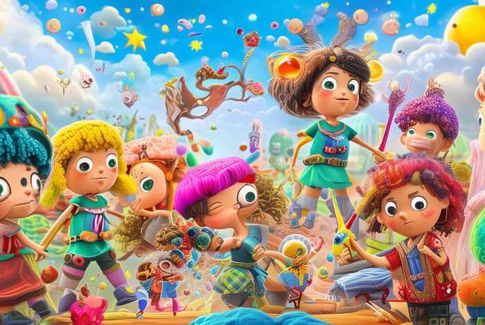 儿童漫画故事配图视频、少儿漫画故事