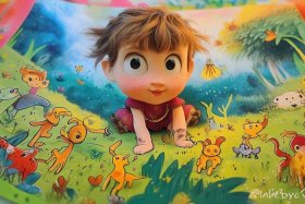 儿童图文小故事、幼儿图文故事小画册