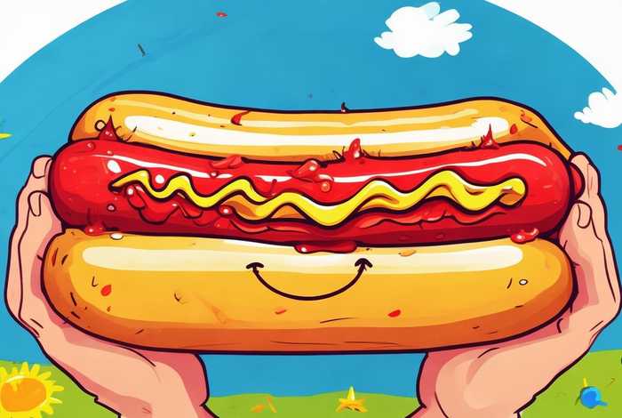 儿童热狗简笔画（儿童热狗简笔画怎么画）