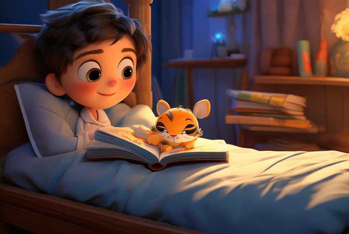 儿童故事老虎3-6岁睡前听故事书、4一5岁睡前故事 老虎的故事