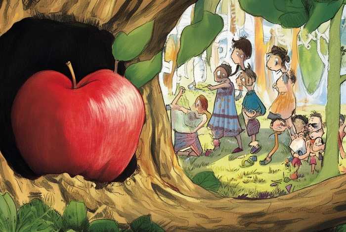 儿童故事苹果去哪里了；幼儿故事苹果哪去了