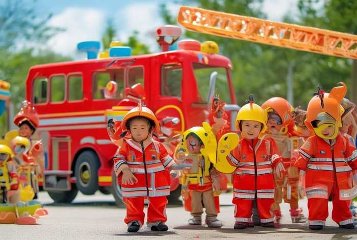 儿童消防故事画（幼儿消防故事主题绘画）