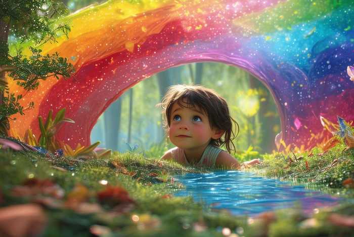 儿童故事彩虹的传说 关于彩虹的传说与故事