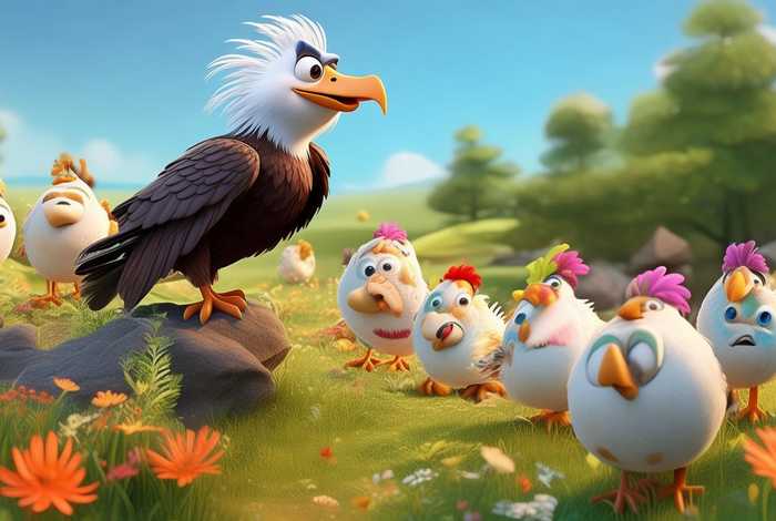 儿童故事老鹰捉小鸡视频、老鹰捉小鸡的视频故事