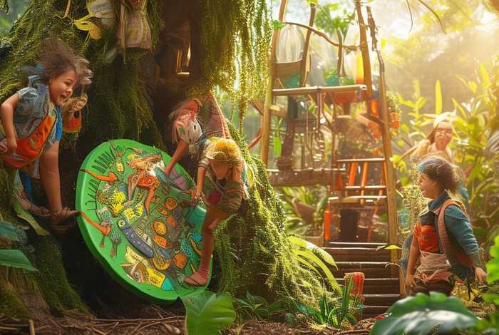 丛林探险 儿童 丛林探险儿童游戏