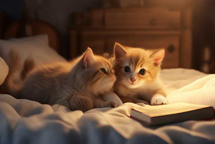 儿童睡前故事小猫和小狗、小猫和小狗的睡前故事