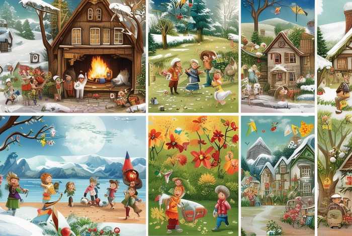 儿童欧洲民间故事 欧洲民间故事12个月