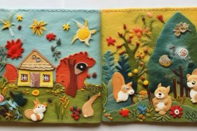 不织布故事书（不织布做简单小故事书）