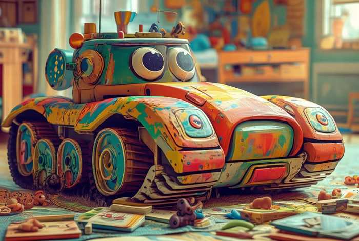 儿童故事口袋里的超级坦克、口袋里的故事绘本