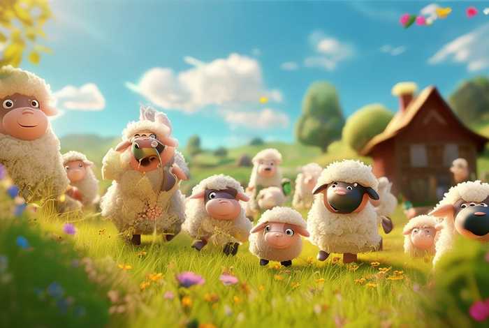 儿童故事羊的故事、幼儿关于羊的故事