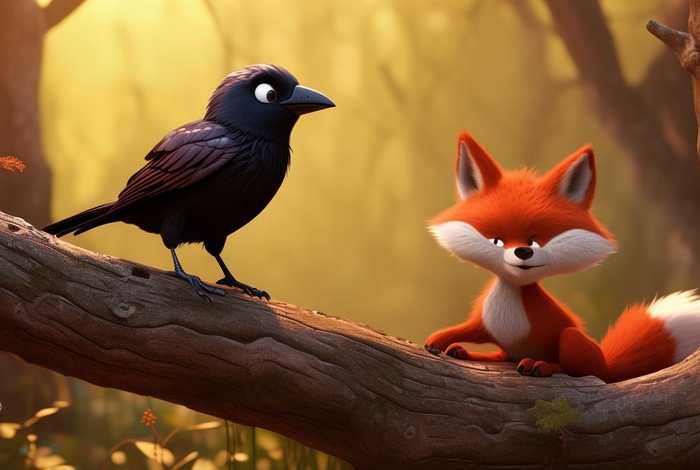 儿童故事乌鸦狐狸 乌鸦和狐狸幼儿故事