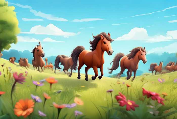 儿歌野马；野马儿歌歌词