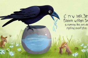 《乌鸦喝水》儿童故事 - 《乌鸦喝水》的故事,幼儿益智早教,你听过吗