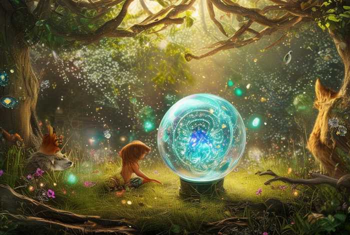 儿童水晶魔镜故事；魔幻水晶球故事