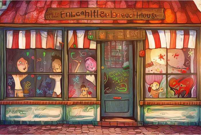 儿童故事面包屋，面包屋儿童画