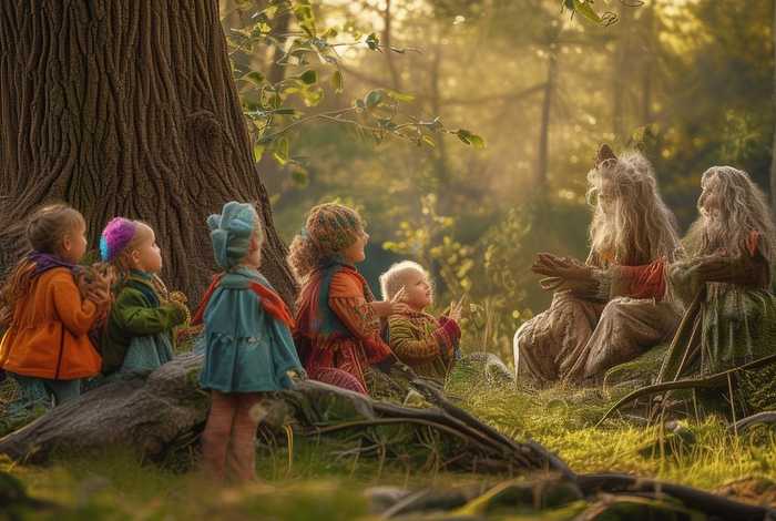 儿童民间故事简短 - 小儿民间故事