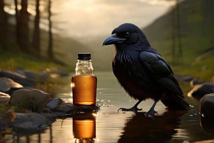 儿童故事睡前故事乌鸦喝水、少儿睡前故事乌鸦喝水