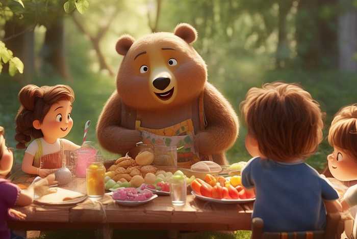 儿童绘本故事熊妈妈请客,熊妈妈请客绘本故事图片 儿童绘本故事熊妈妈请客,熊妈妈请客绘本故事图片