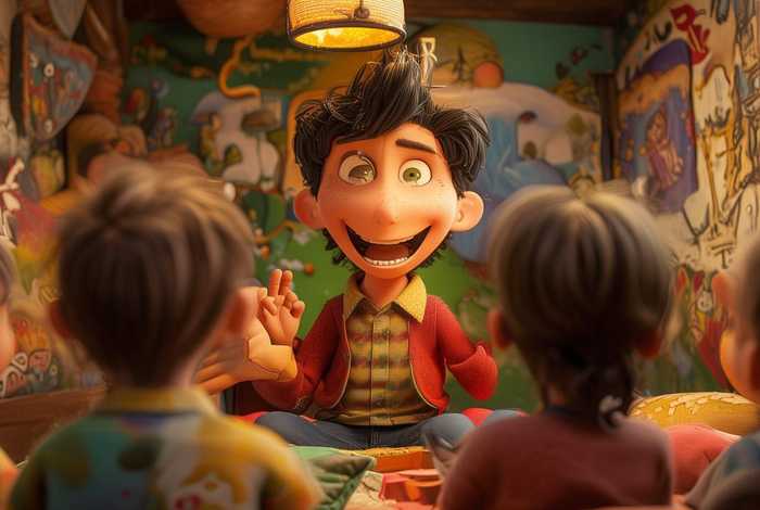 儿童故事讲演、小儿故事演讲