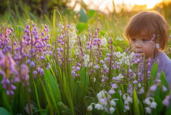 儿童故事美丽的丁香；丁香花的美丽