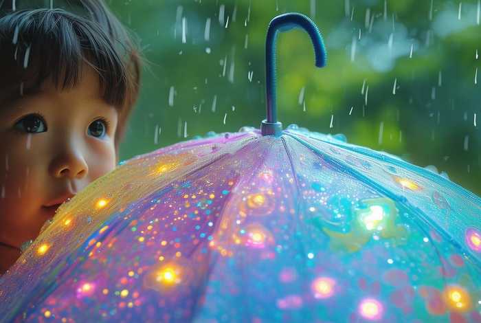 儿童故事《神奇的雨伞》；幼儿故事神奇的雨伞