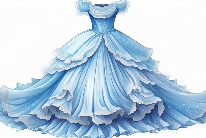 儿童公主裙图片，儿童公主裙图片简笔画