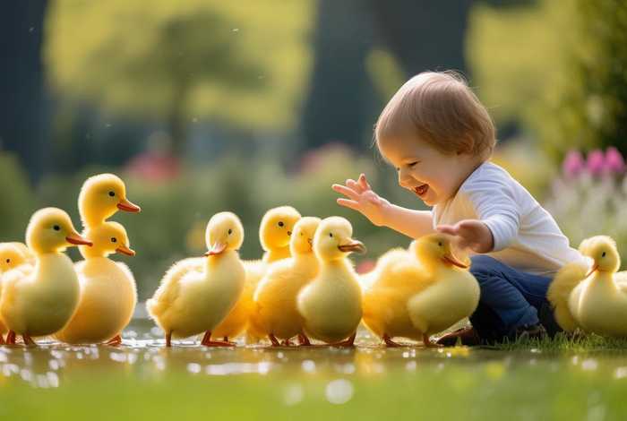 儿童养鸭子 - 儿童养鸭子当宠物可以吗