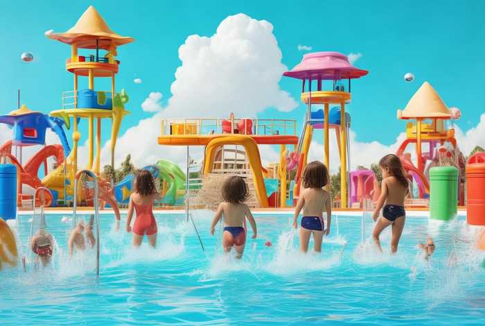 儿童水上乐园图片（儿童水上乐园图片绘画简单）