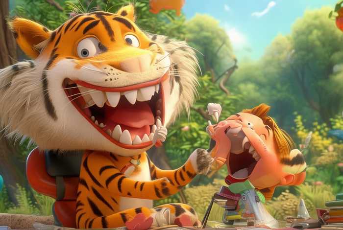 儿童故事老虎拔牙、少儿故事老虎拔牙