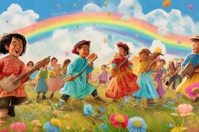 merry英文儿歌，英文儿歌merry happy