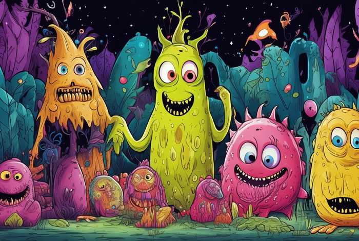 儿童怪物动画片 - 儿童怪物动画片恐怖