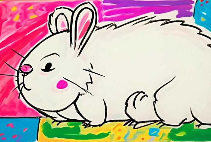 儿童画兔子图片、儿童画兔子图片简笔画 儿童画兔子图片、儿童画兔子图片简笔画