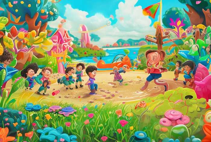 儿童游戏故事带图片（儿童游戏绘本带图片）