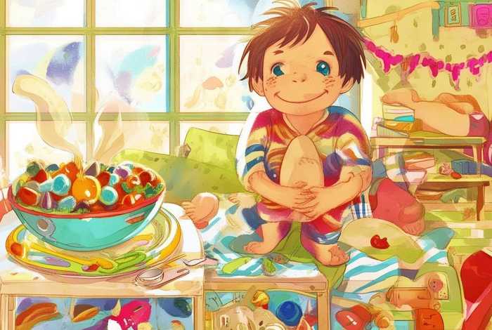 儿童故事不吃饭的小孩儿 - 不爱吃饭的小孩故事视频