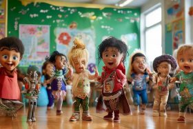 儿童人物角色扮演故事剧本 - 10人幼儿角色扮演故事