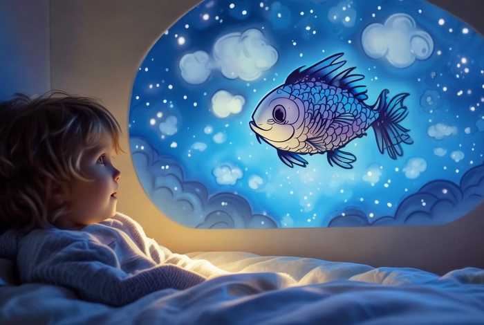 儿童睡前故事小鱼睡觉；小鱼儿的睡前故事