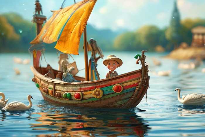 儿童故事小船历险记(小船旅行记 幼儿园故事) 儿童故事小船历险记(小船旅行记 幼儿园故事)